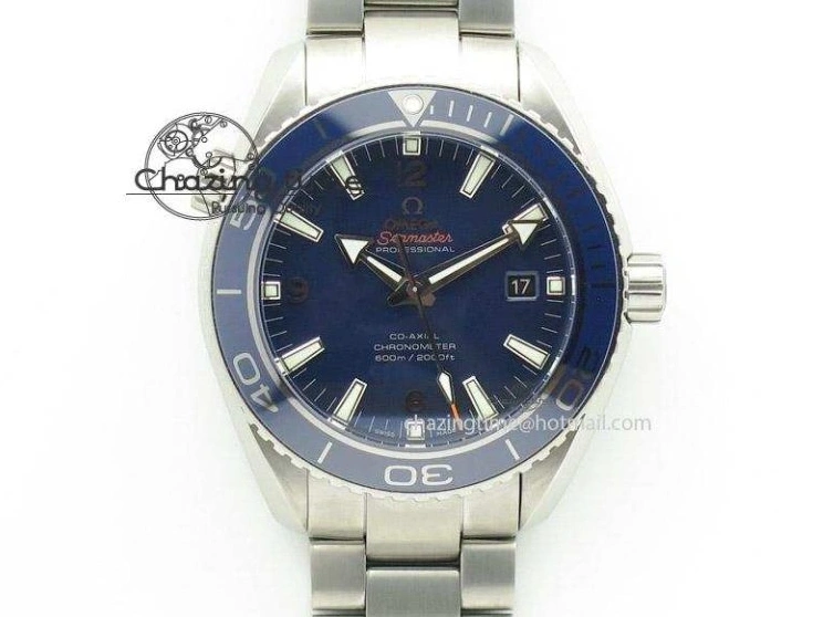 0510 Stylish Seamaster 300M Diver Rose Gold VSF 1:1 Best Edition Black Dial on Mesh Bracelet A 7662